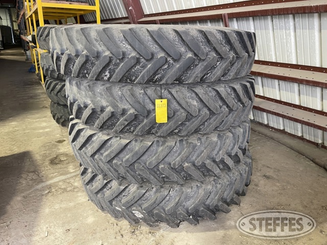 (4) Michelin 380/90R46 tires